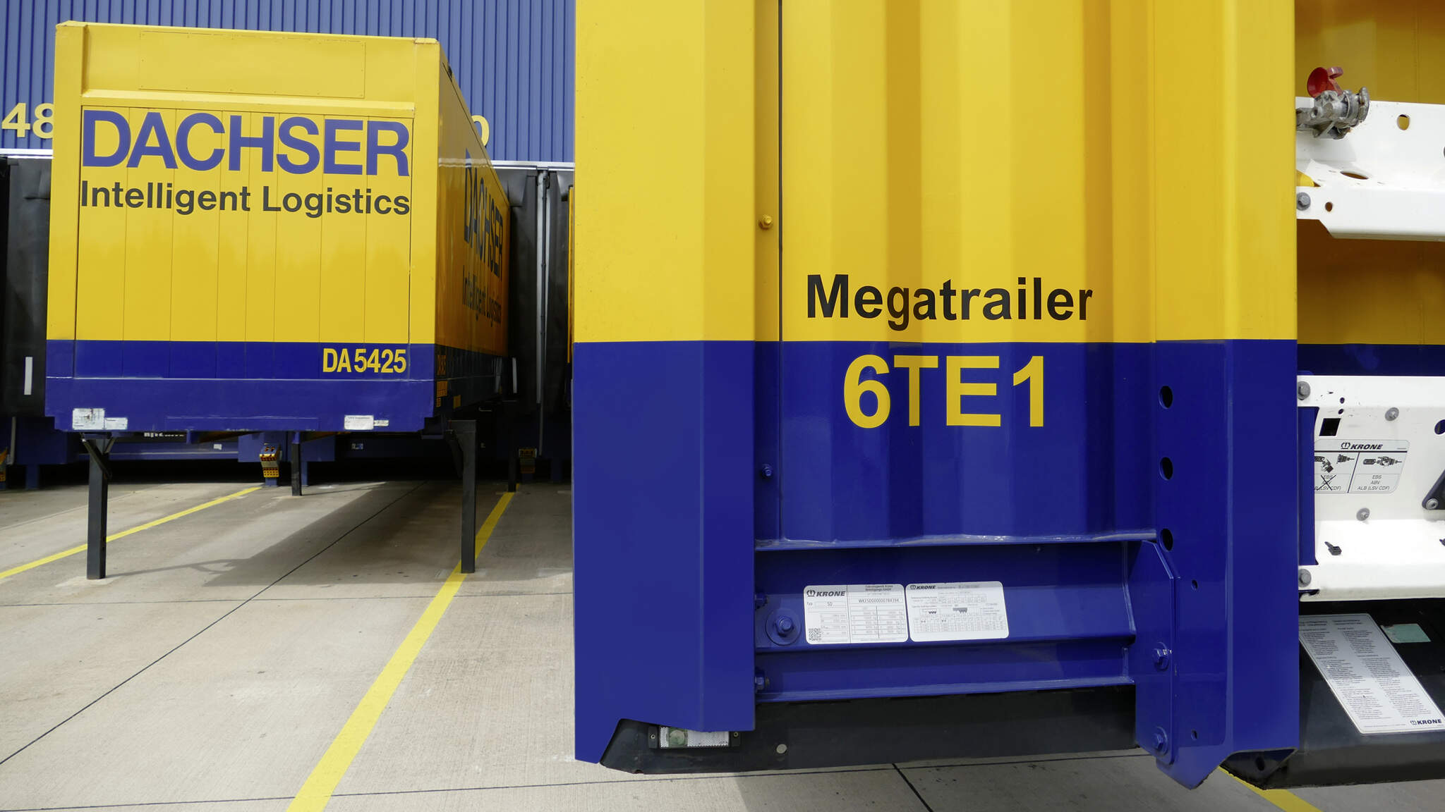 De overstap naar megatrailers in de business unit European Logistics optimaliseert de capaciteitsbenutting en verbetert tegelijkertijd de klimaatvoetafdruk van transporten.