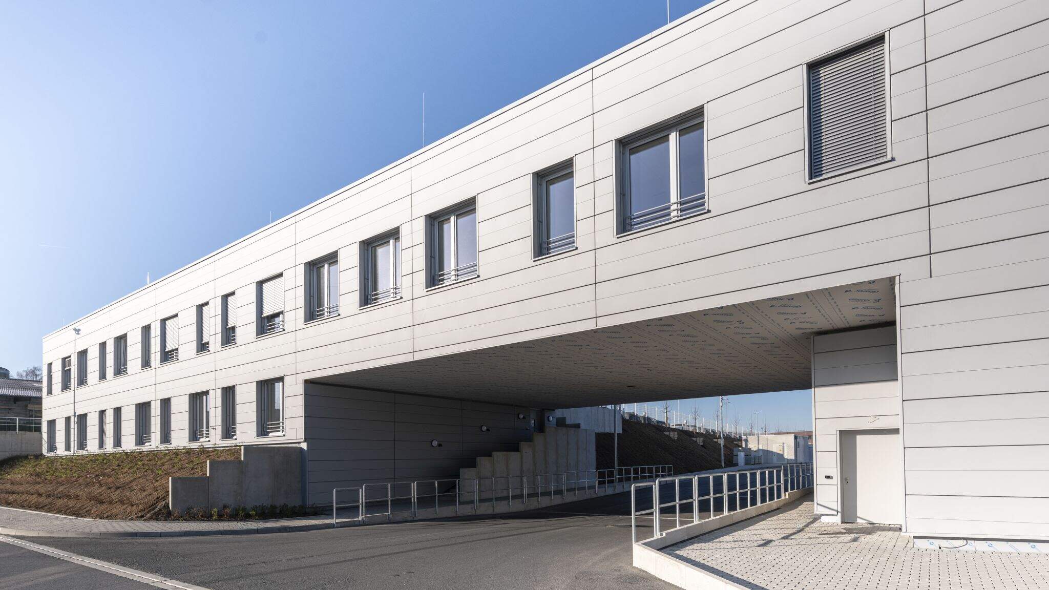 Moderne kantoorruimte in de locatie in Unna / Foto: Helmut Bauer