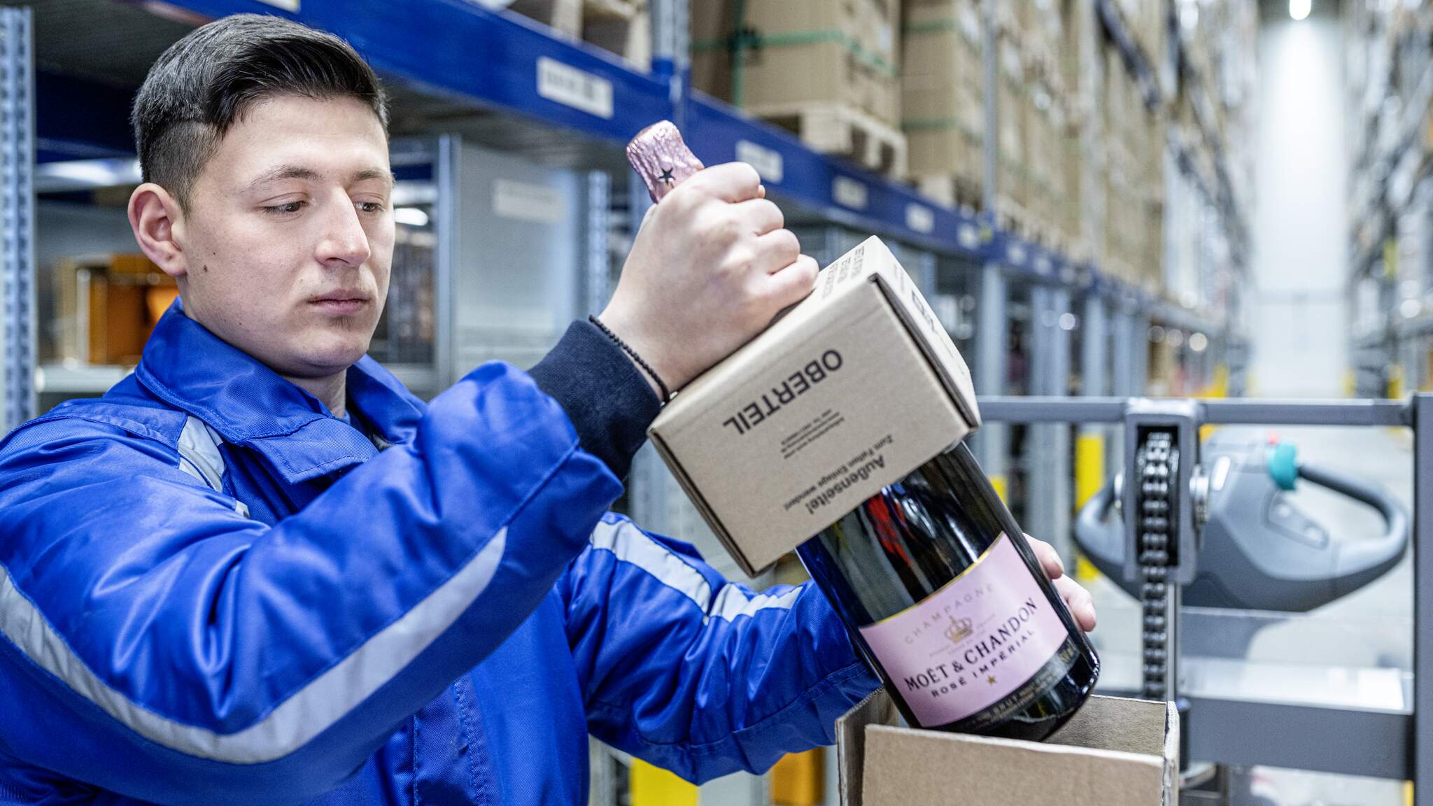 Logistiek op het hoogste niveau voor de gedistilleerde dranken van Moët Hennessy.