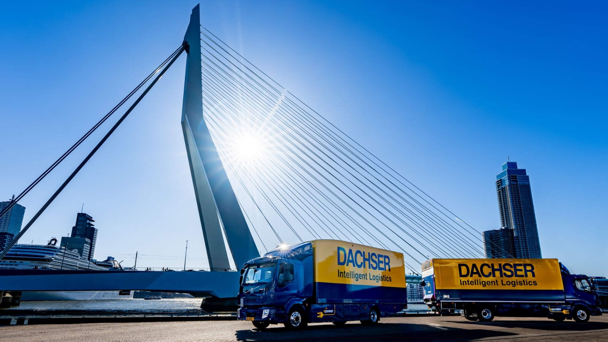 Met 60 elektrische voertuigen en 13 cargobikes is DACHSER Emission-Free Delivery actief in tien landen.
 