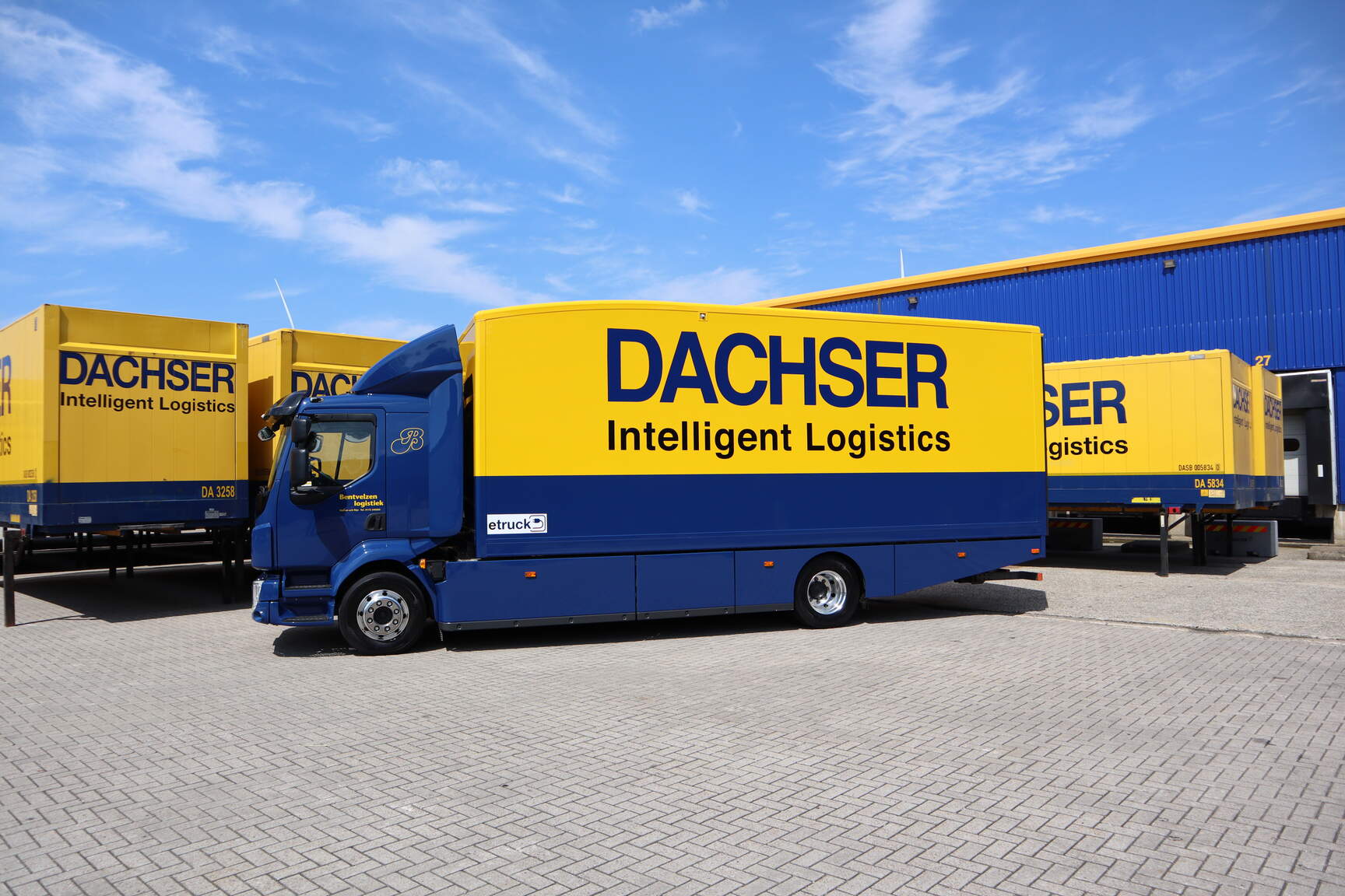 De eerste operationele elektrische vrachtwagen van DACHSER Nederland: De Volvo Electric FL 4x2