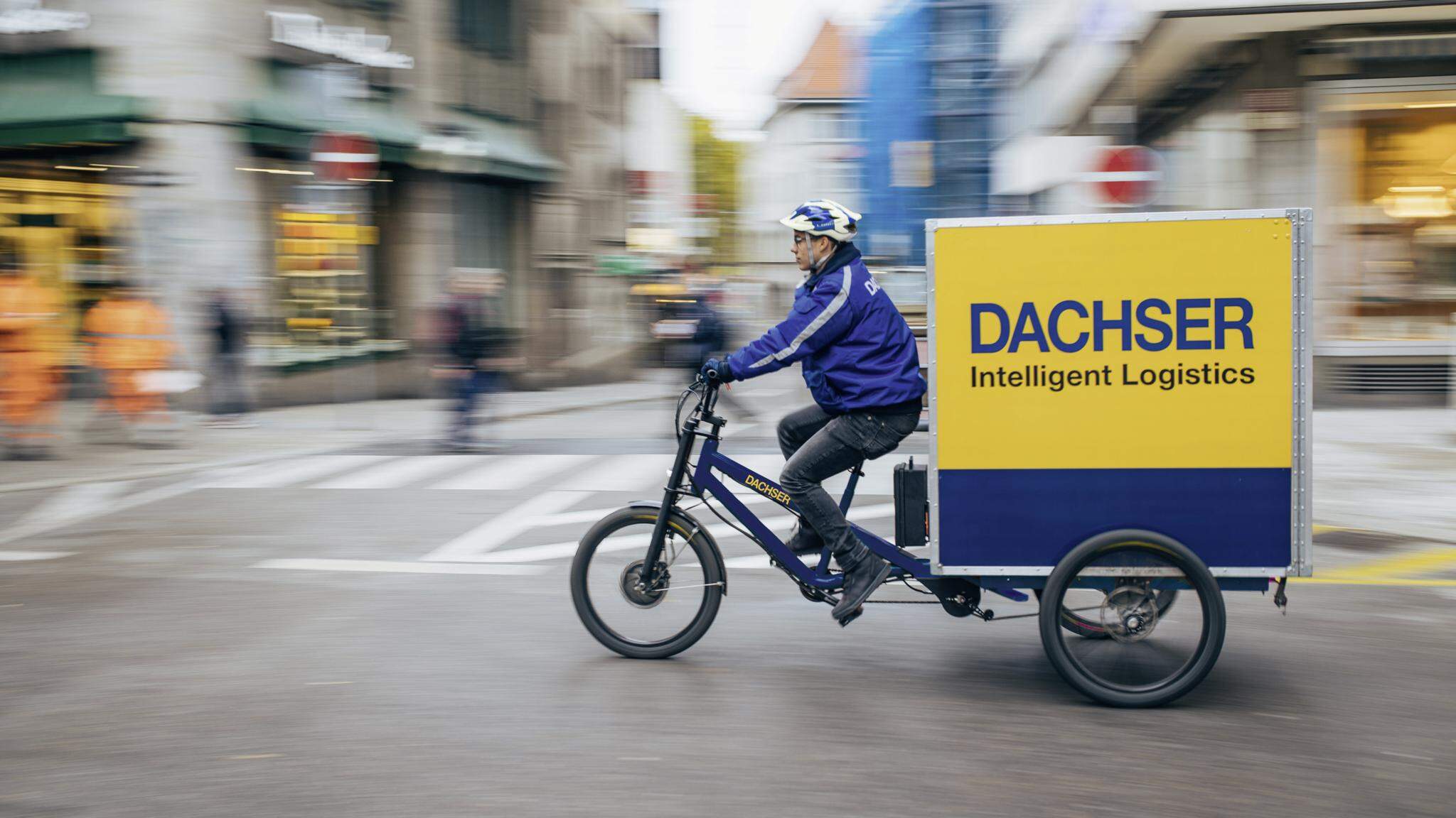 DACHSER zet cargobikes in voor emissievrije stadsdistributie.
 