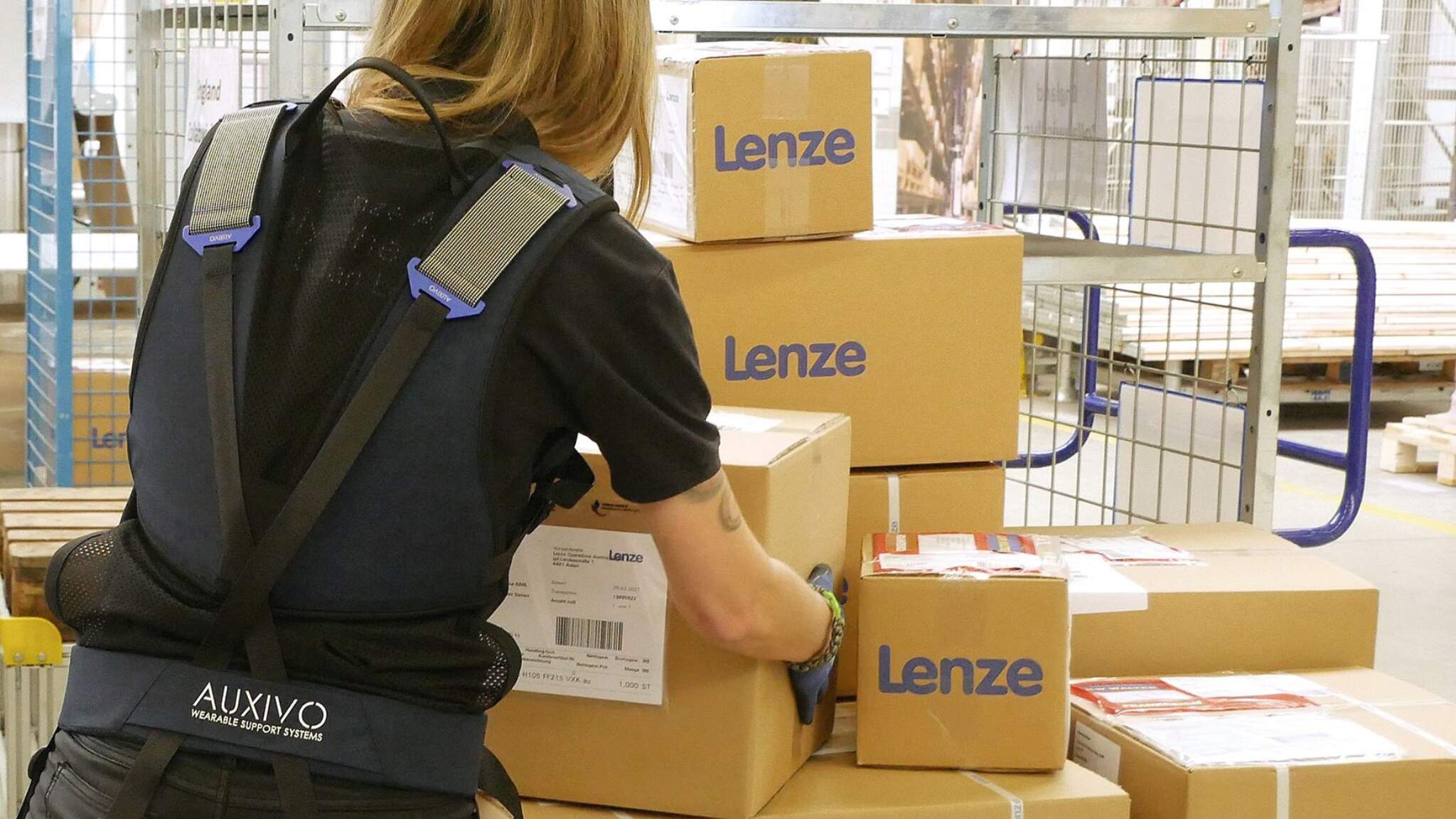 Lenze maakt gebruik van de flexibele logistieke oplossingen van DACHSER (foto: Lenze)